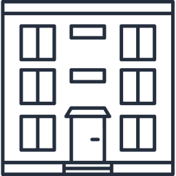 Apartment building icon