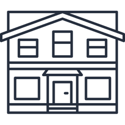 Residential house icon